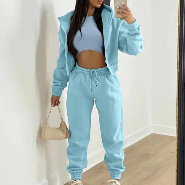 3 Piece Set Tracksuit Wo...